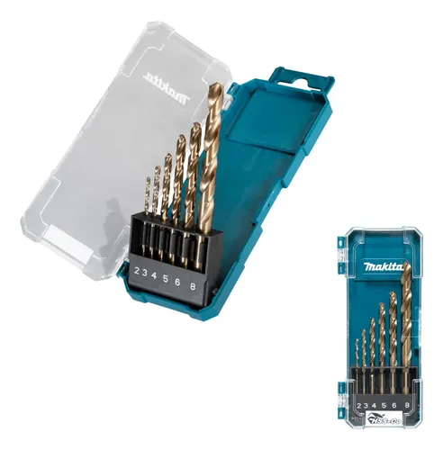 Jogo de Brocas HSS Cobalto Makita 6 Peças D-75758