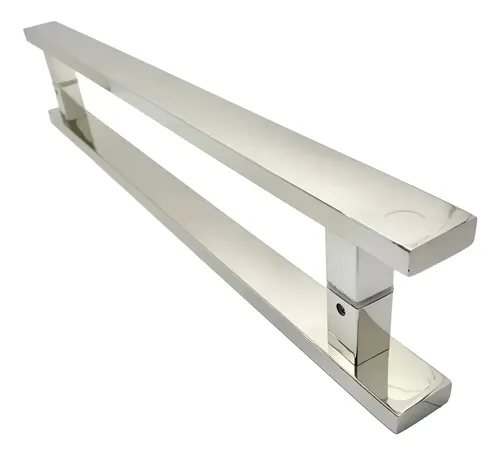 Puxador Inox 304 para Porta Pivotante de Madeira e Vidro 1 Metro